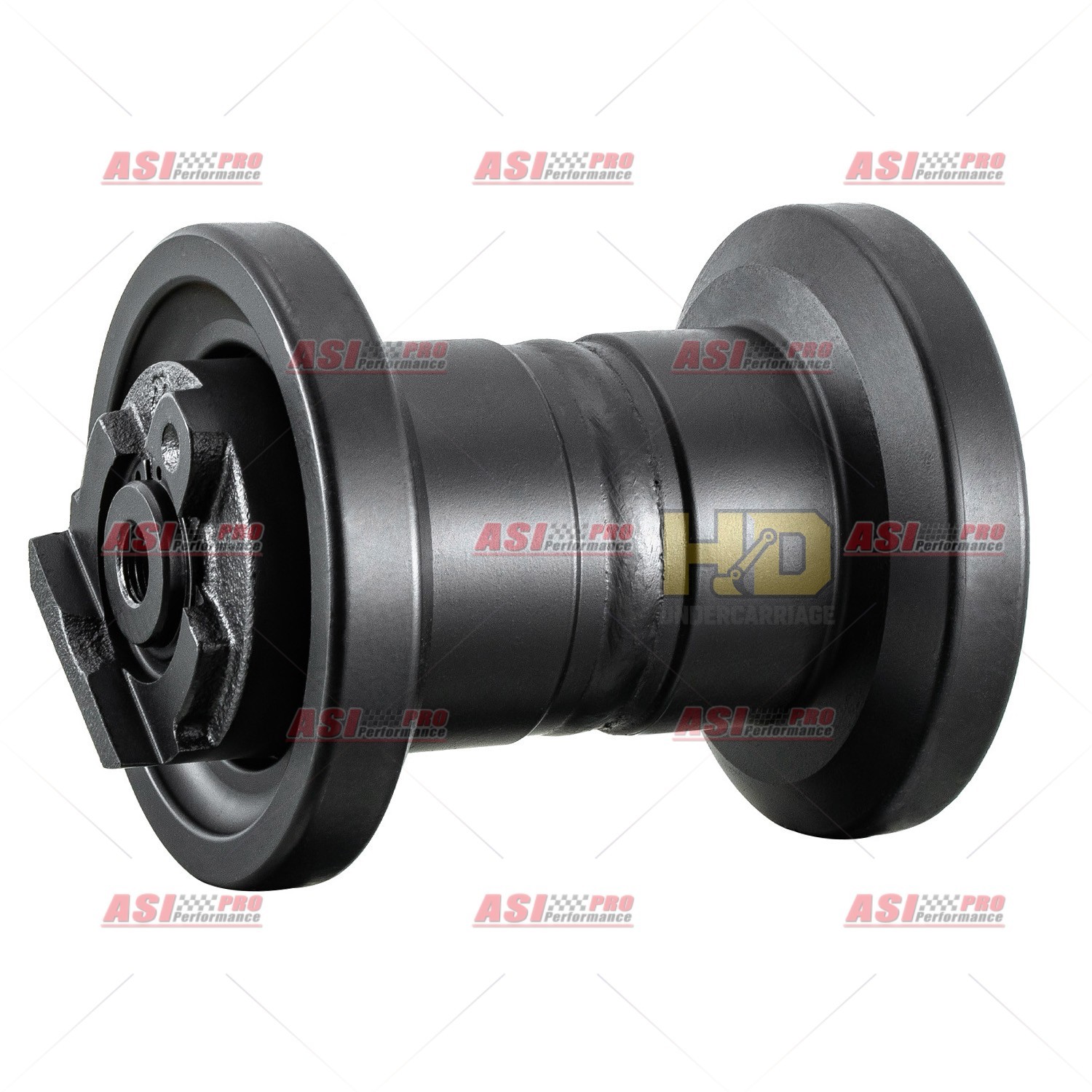 Track Roller Bottom Roller For Kubota KX040-4 Undercarriage Black
