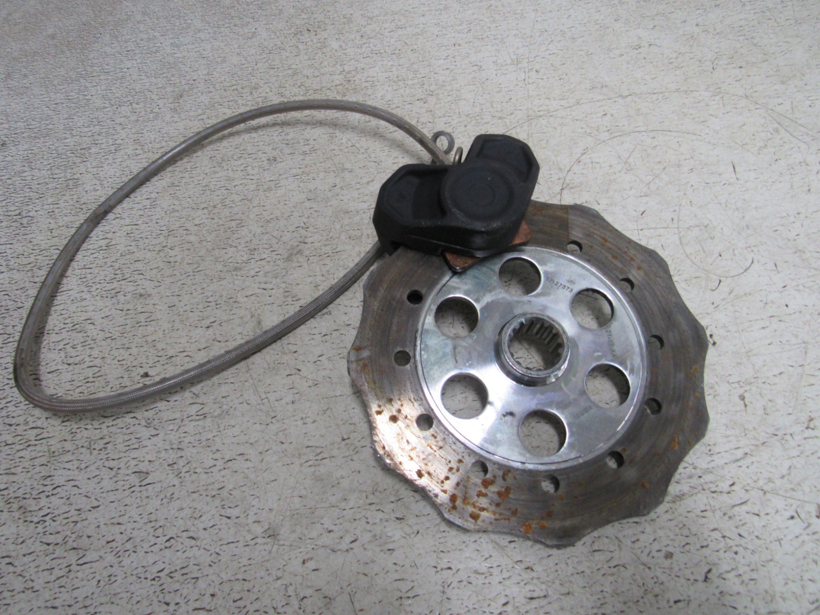 21 POLARIS RMK PRO 850 AXYS KHAOS BRAKE CALIPER LINE PADS ROTOR STOCK OEM #0097