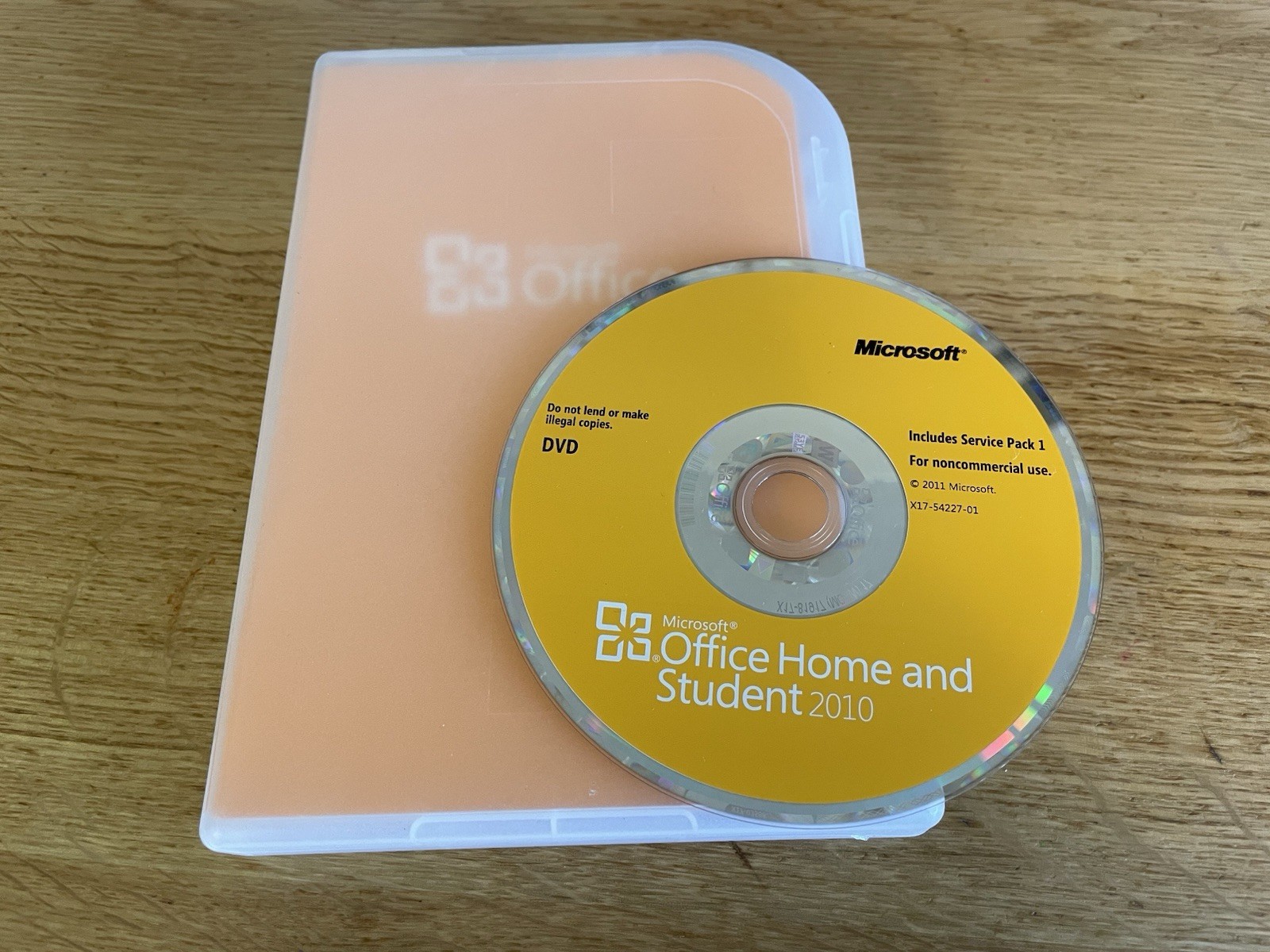 Microsoft Office 2010 Home & Student DVD Software 3 Devices With Key