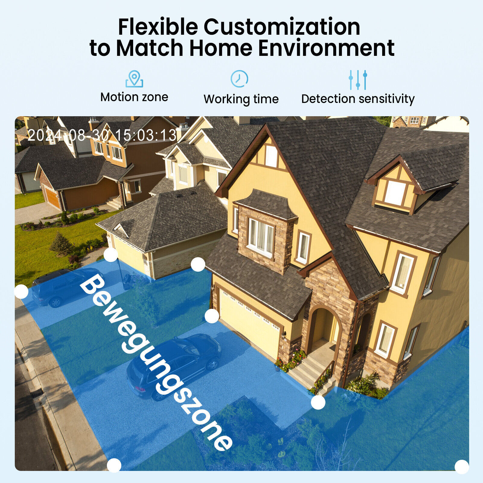 ARCCTV 4MP Outdoor Solar Security Camera System 360° PTZ Wireless Wifi Battery