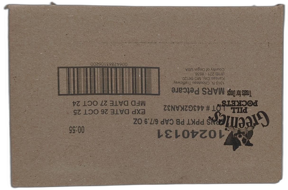 Greenies Pill Pockets For Dogs Capsule Size Natural Soft Dog Treats With Real