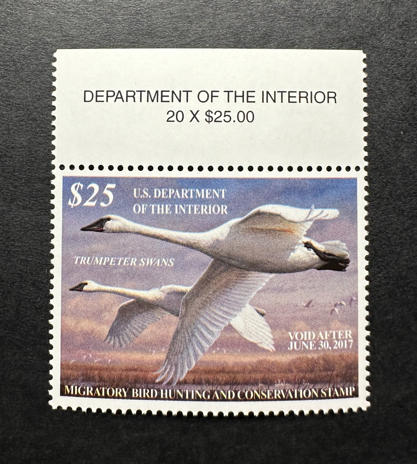 WTDstamps - #RW83 2016 - US Federal Duck Stamp - Mint OG NH