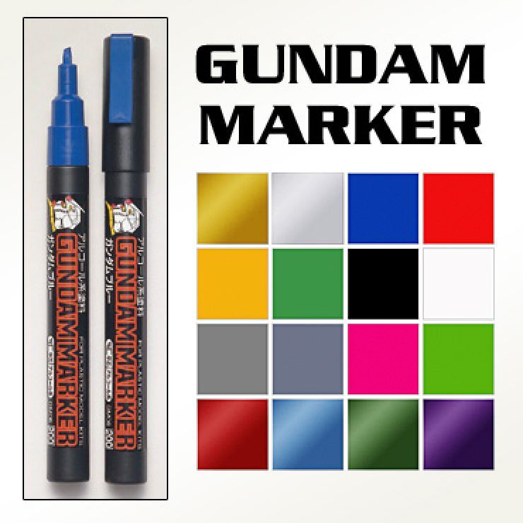 GSI Creos Gundam Markers All Different Colors $3.99 Flat Shipping Rate Per ORDER