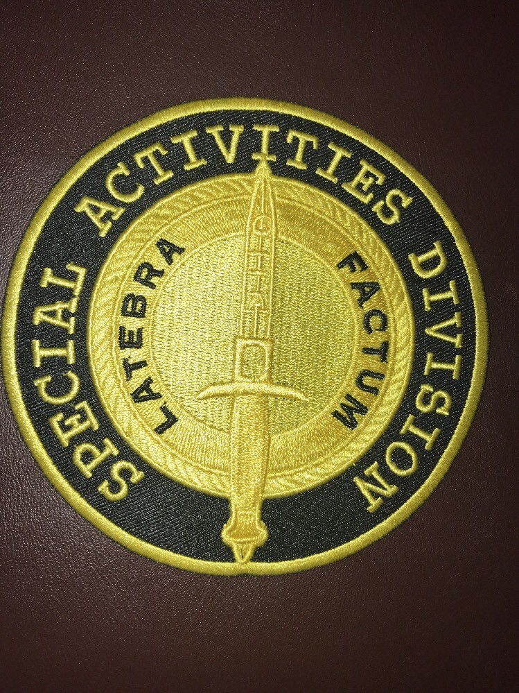 CIA SAD Special Activities Division SOG Latebra Factum 5 Inch Patch Limited