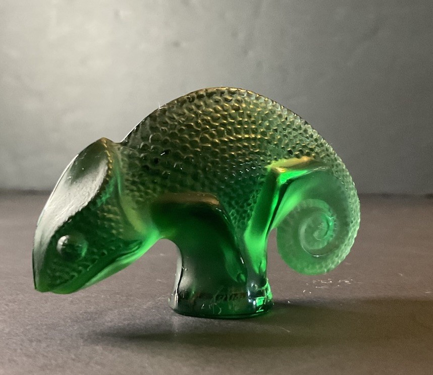 Lalique Emerald Green Chameleon 1 Of My Over 400 + Lalique Listings