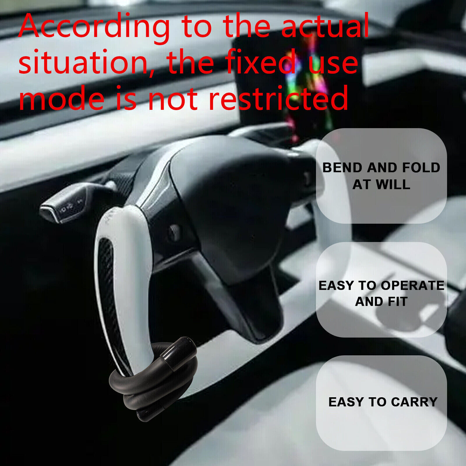 Steering Wheel Booster Weight Autopilot Counterweight For Tesla Model 3/Y/X/S