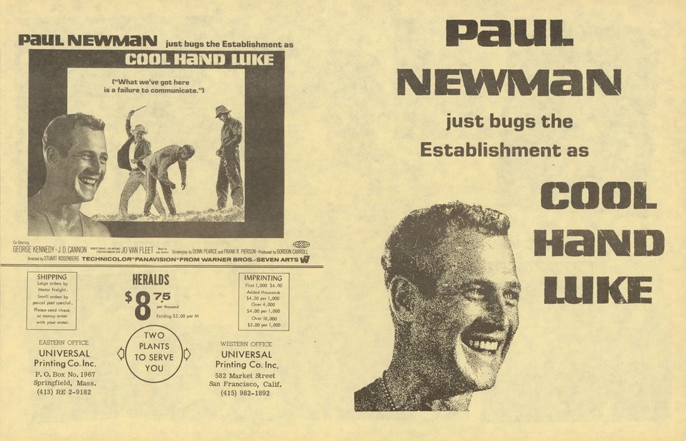 Cool Hand Luke 1967 U.S. Herald