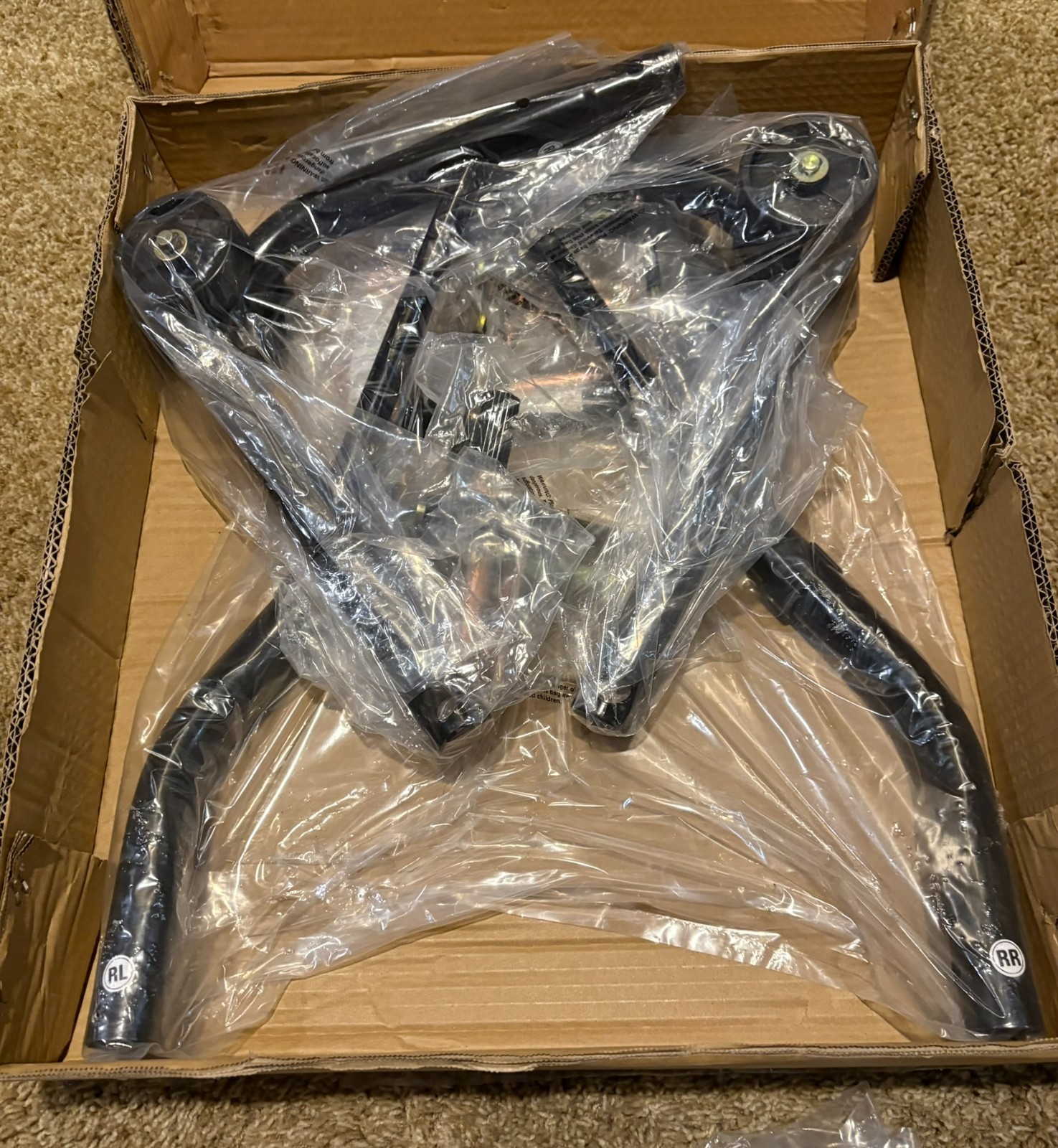 Extreme Max Sport Bike Motorcycle Lift Stand Front + Rear Spool-Style Black