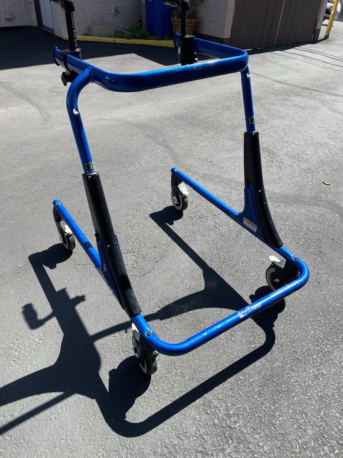 Rifton Pacer Adult Therapy Gait Trainer Large K503 200lb Cap Blue Mobility Aid