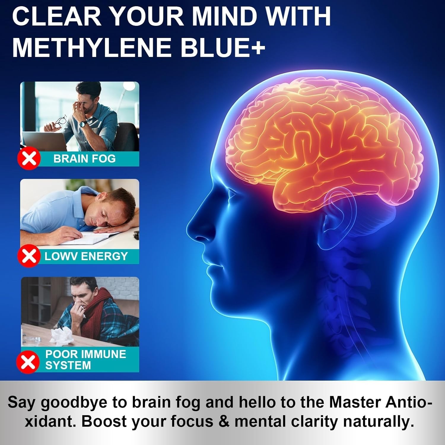 Methylane Blue 1% 60mL USP Pharmaceutical Grade 99.99% - Ultra Pure Made in USA