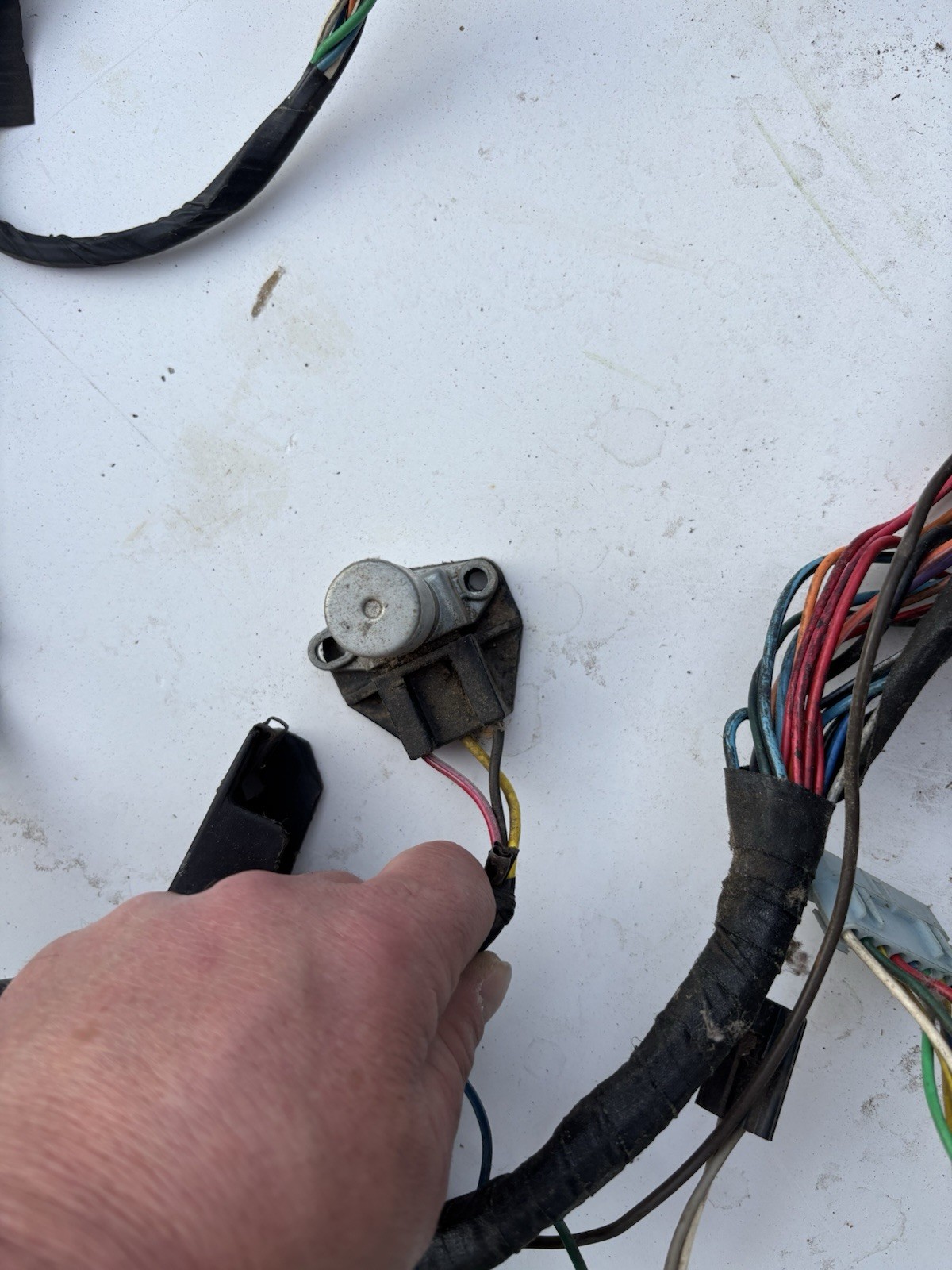 1972-1989 Dodge Ram D150 Under dash Wiring Slant 6/ Manual/ Heat Only