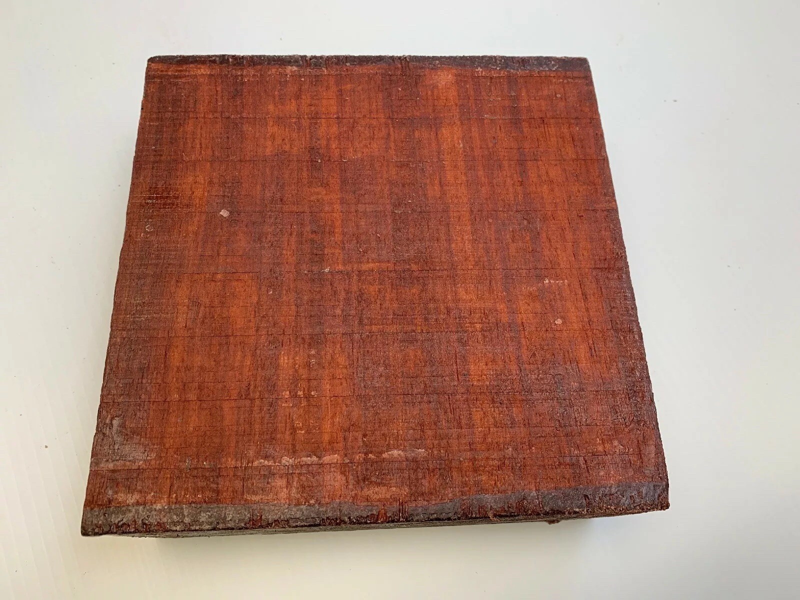 African Padauk Bowl Turning Blank Square Carving Wood Block 10" x 10" x 2"(1 Pc)
