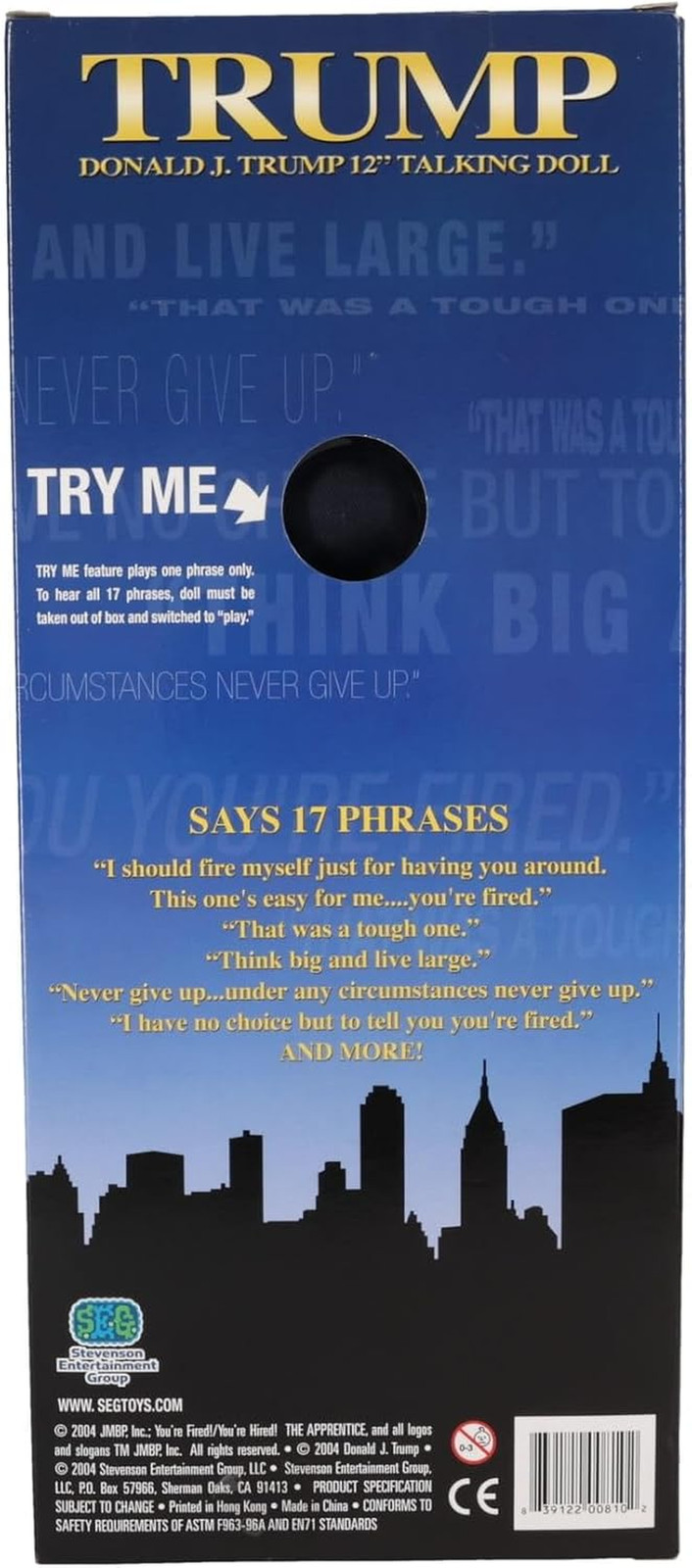 The Apprentice Talking Donald Trump Doll