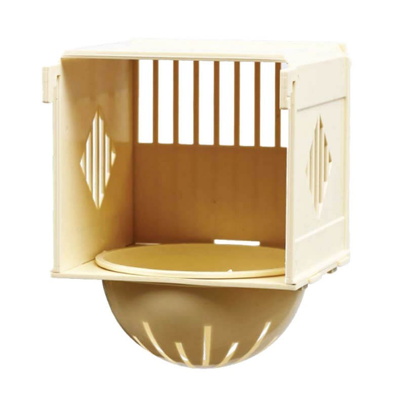 Plastic Canary Nest Box Hanging Bird Breeding House for Finch Parakeet