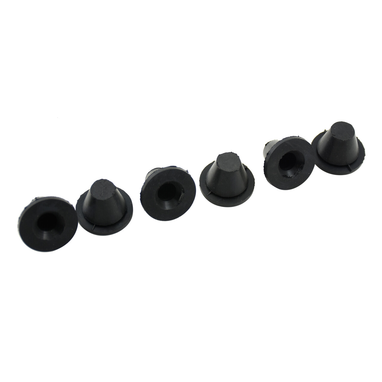 6x Rubber Side Cover Grommets Fits For Harley Touring Road King Glide 1996-2007