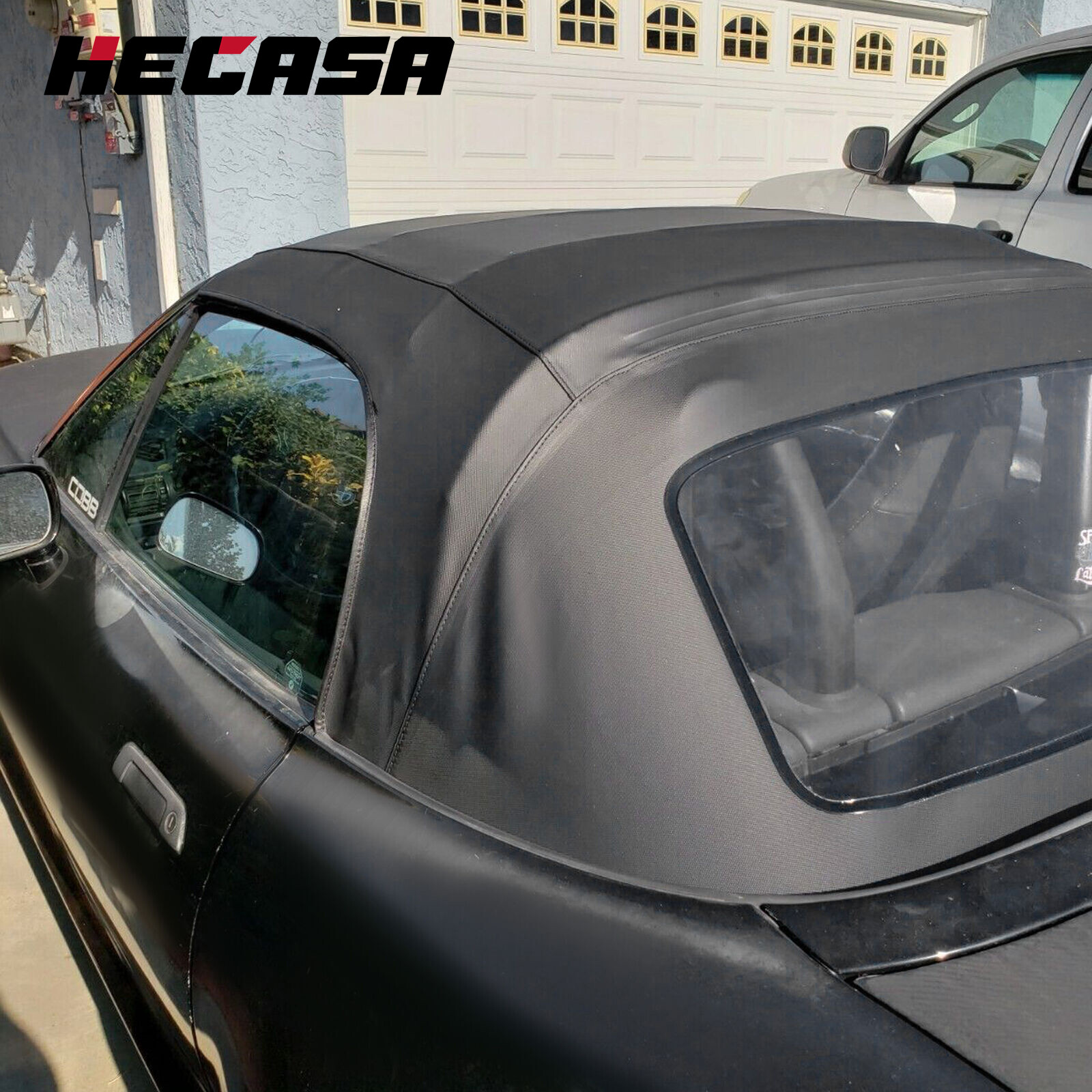 Convertible Soft Top Replacement w/ Plastic Window For 1996-2002 BMW Z3 E36