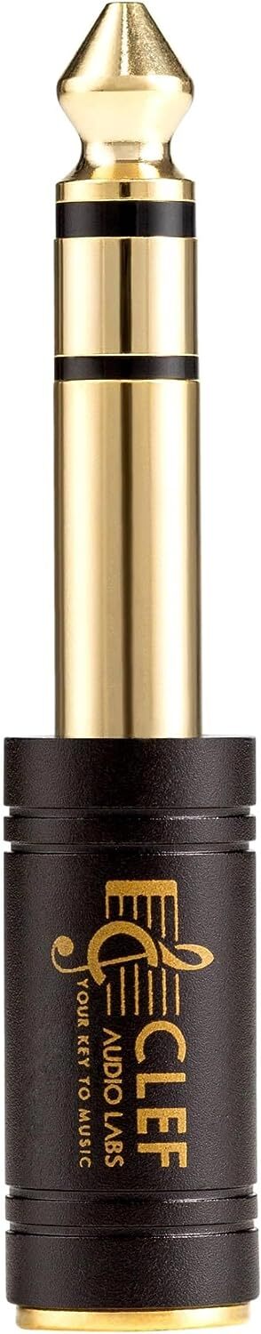 6.3mm 1/4" Male plug to 3.5mm 1/8" Female Jack Stereo Headphone Audio Adapter 3x