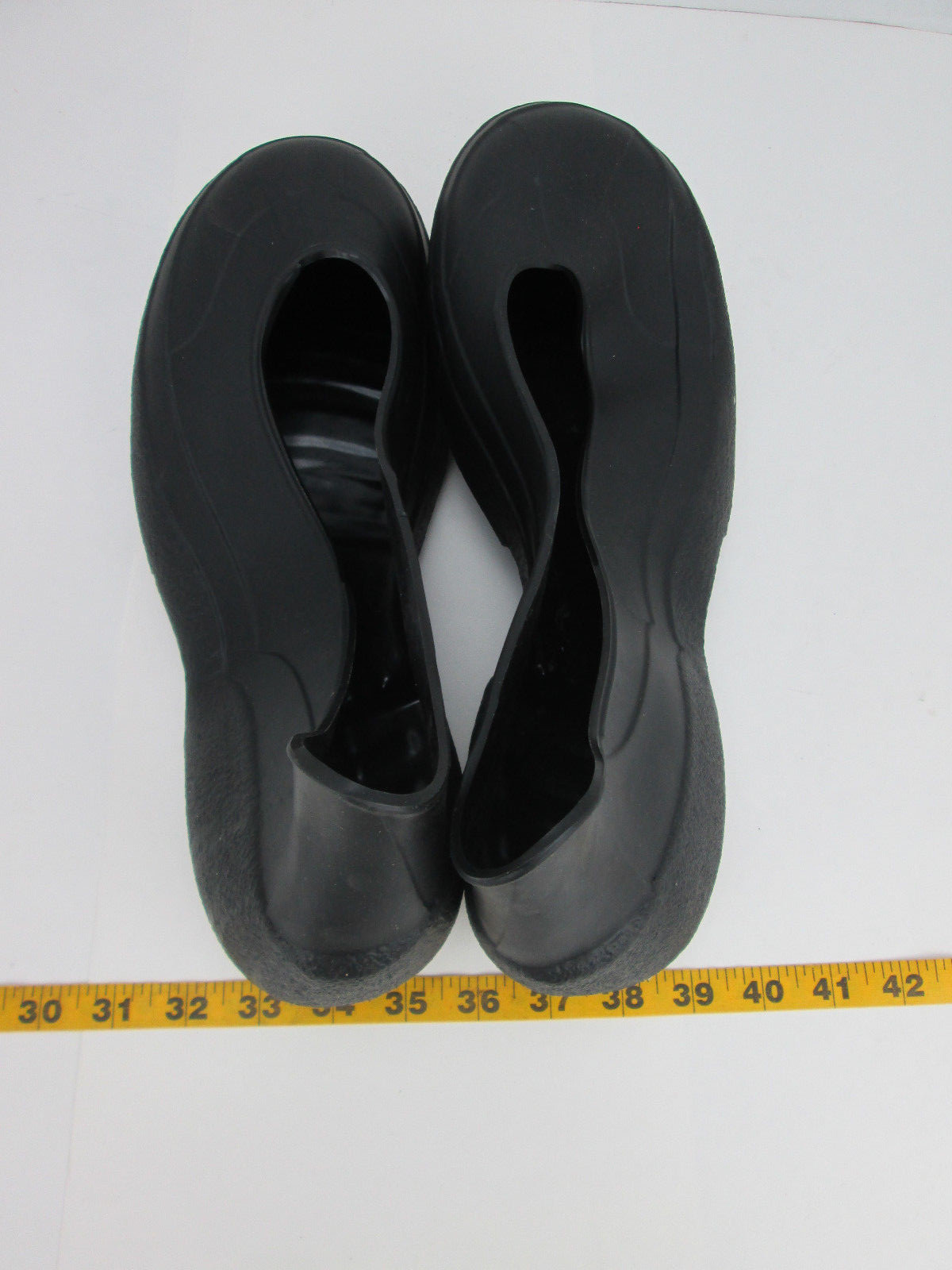 NSP XXL Black Overshoe Rubber Boot Covers W/ Gription Soles Slip Ons SKUBCS