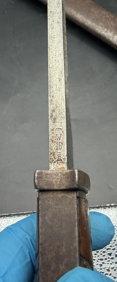 WWI WW1 Imperial German M1898/05 Gewehr 98 Bayonet with Scabbard!