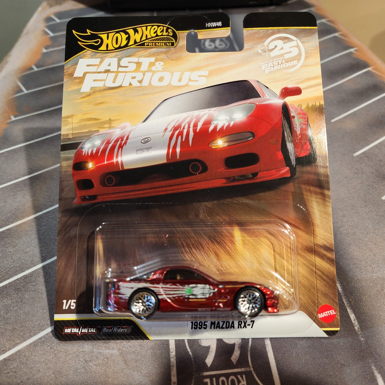 1995 Mazda RX-7 * CHASE SPECTRAFLAME * 2025 Hot Wheels Fast & Furious Case P HF4