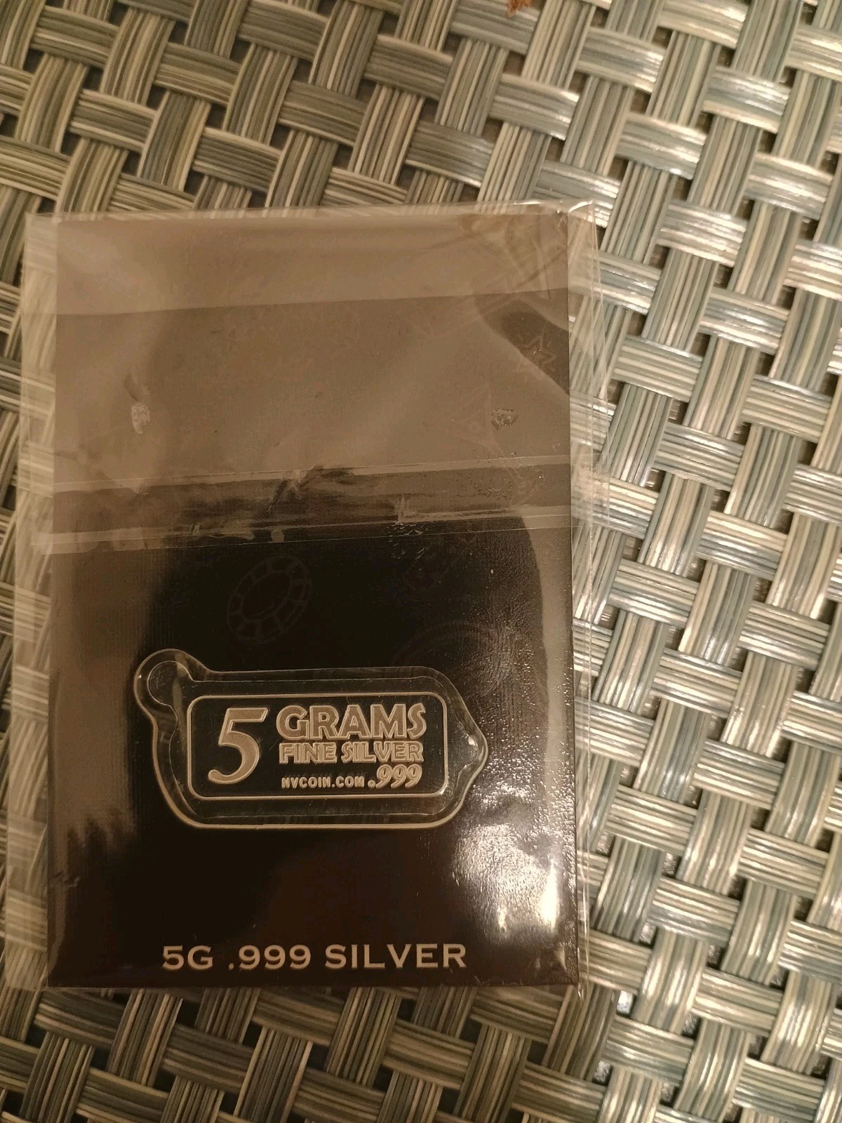 Las Vegas Slot Machine Colorized 5 Gram .999 Silver Art Bar