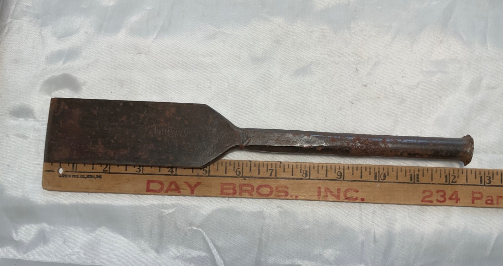 Early antique Buck Brothers 2” wide slick all steel Woodworking Chisel