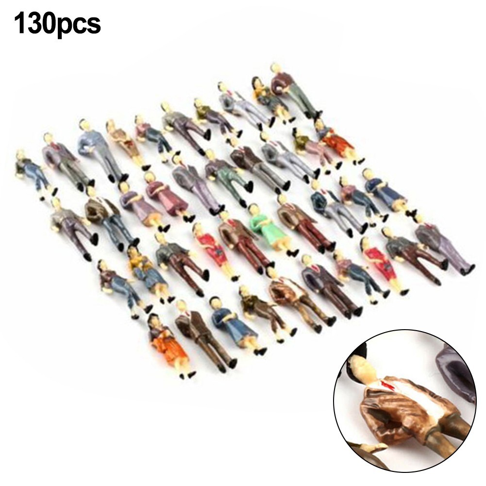 130Pcs O Scale 1:48 Painted Figures People Passenger Different Poses People New