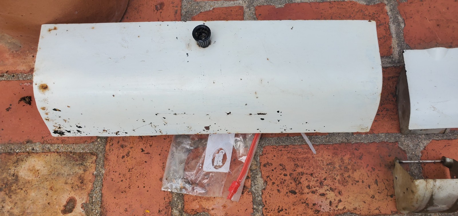 1961 1966 Ford Truck GLOVE BOX DOOR Ash Tray Bracket Set Original FoMoCo