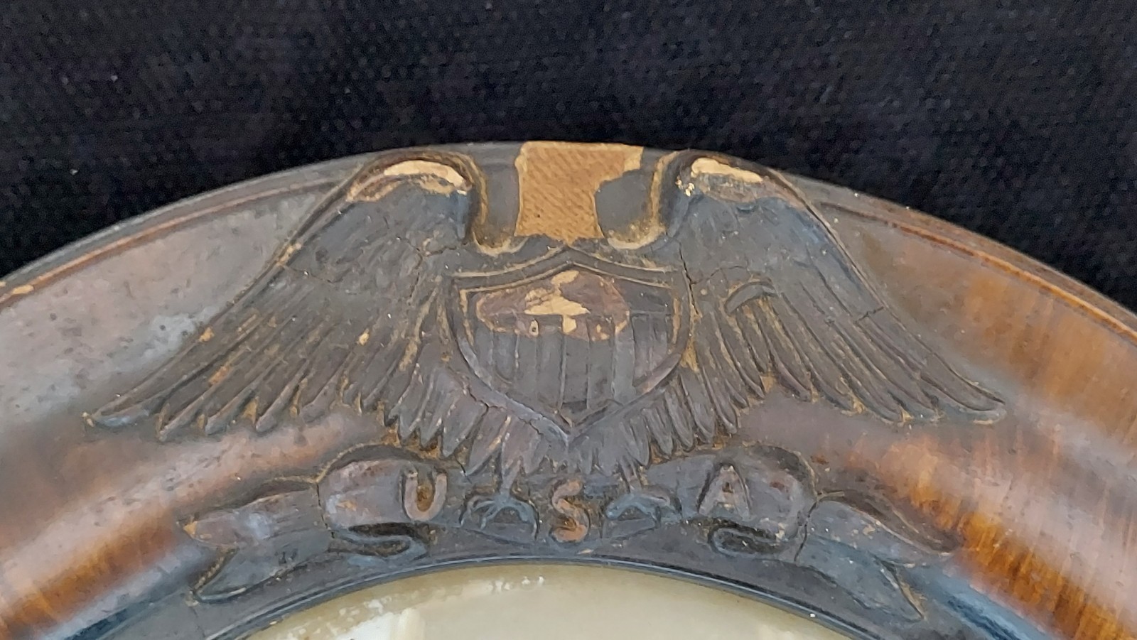 WWI Named Soldier Photo Dog Tags Convex Glass Military Frame