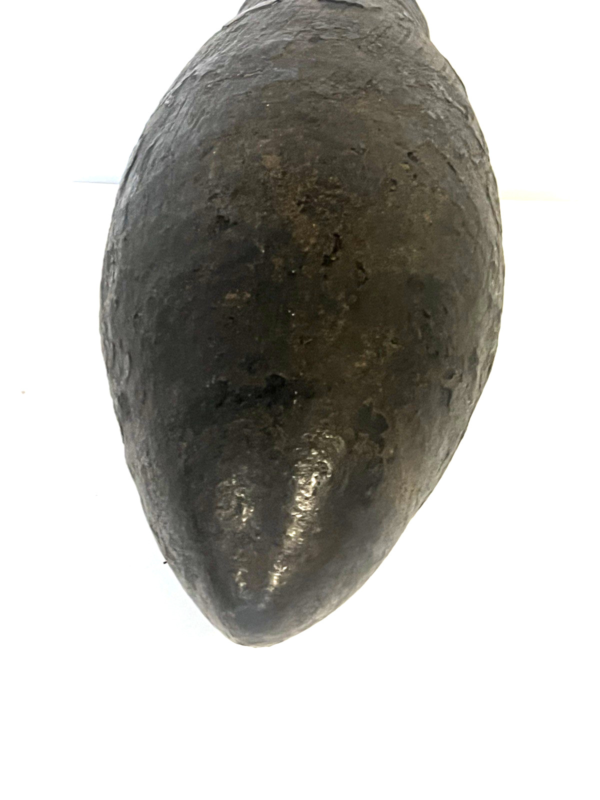 Antique Native American Indian Hand Made Clay Pottery Jug; with Stand