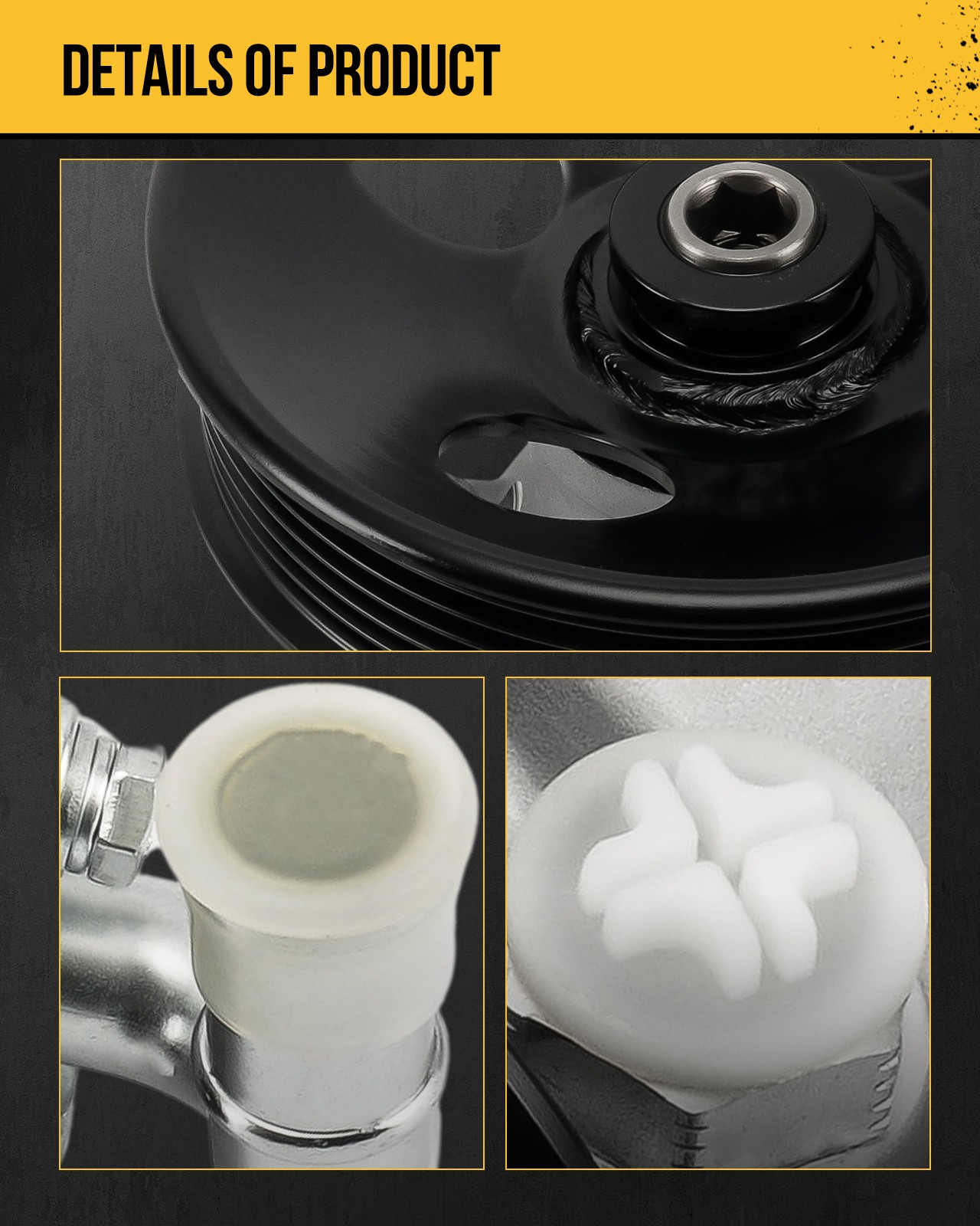 Power Steering Pump For 1997-2003 BMW 540i For 1995-2001 BMW 740iL 32411141569