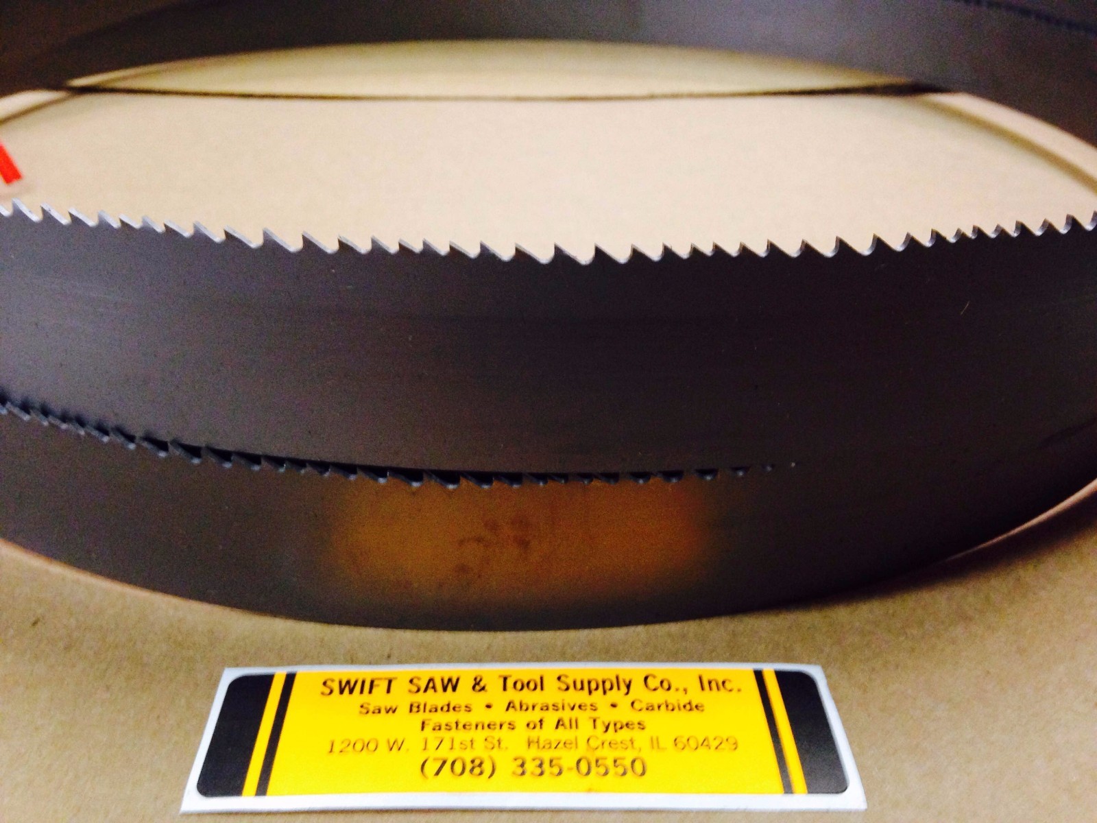 162" (13'6") X 1-1/4 X .042 X 4/6T COBALT BIMETAL BAND SAW BLADE DISSTON USA