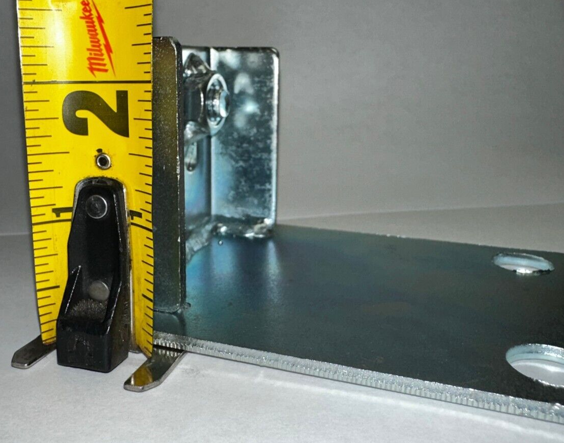 (24) Pallet Racking Universal Foot Plates for Upright; Nuts, Bolts, Washer added