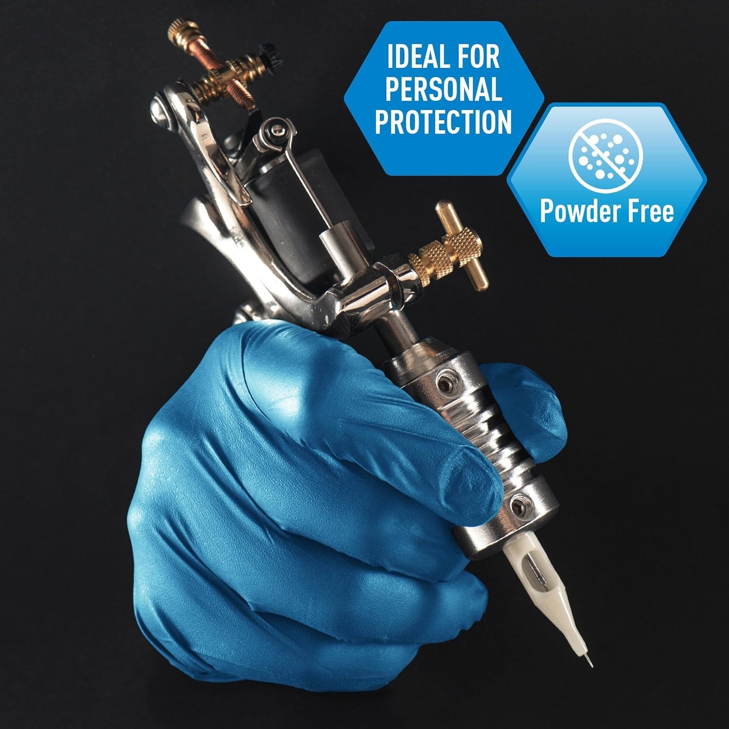 MED PRIDE Nitrile Gloves 5 Mil Chemotherapy Rated – Case of 1000 (10 Boxes)