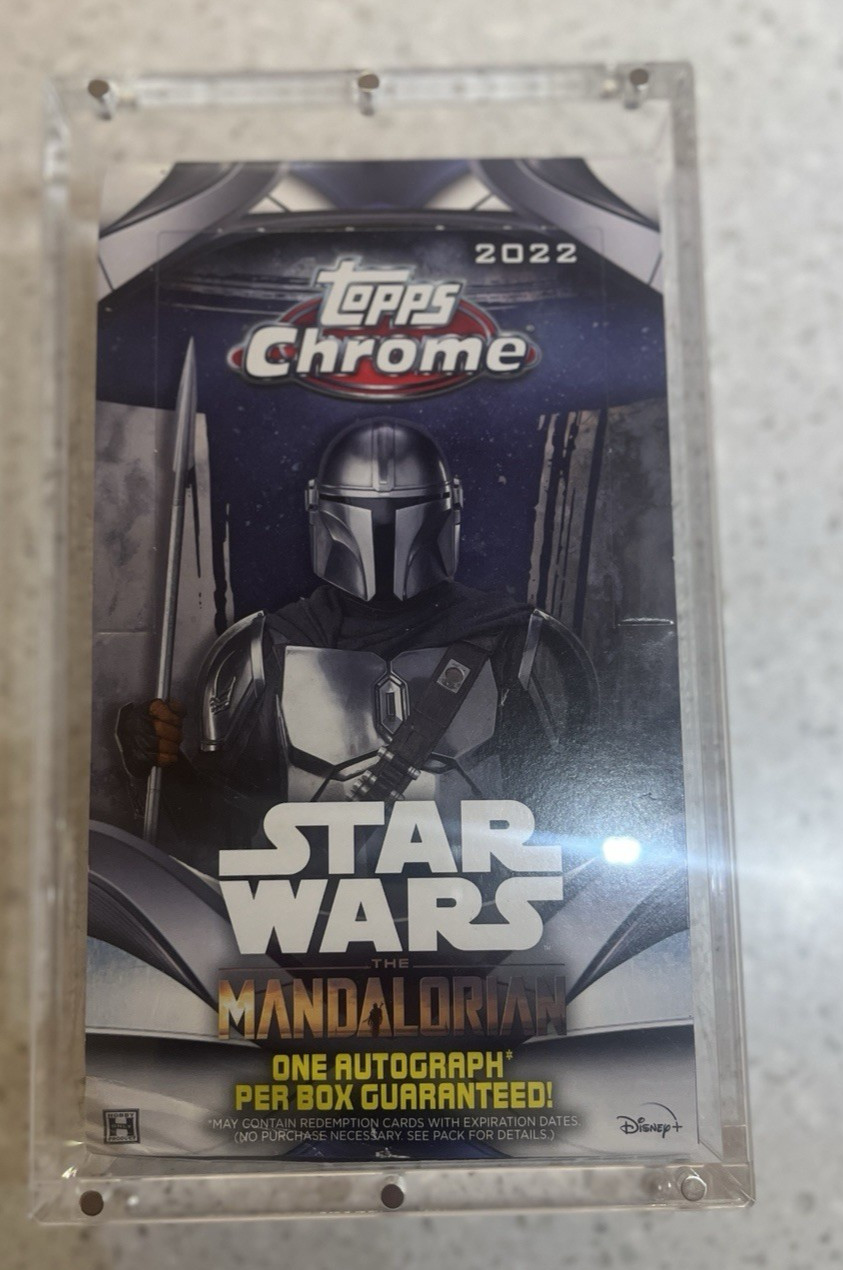 Acrylic Display Case Magnetic FITS 2021 Topps Chrome Star Wars GALAXY Hobby Box