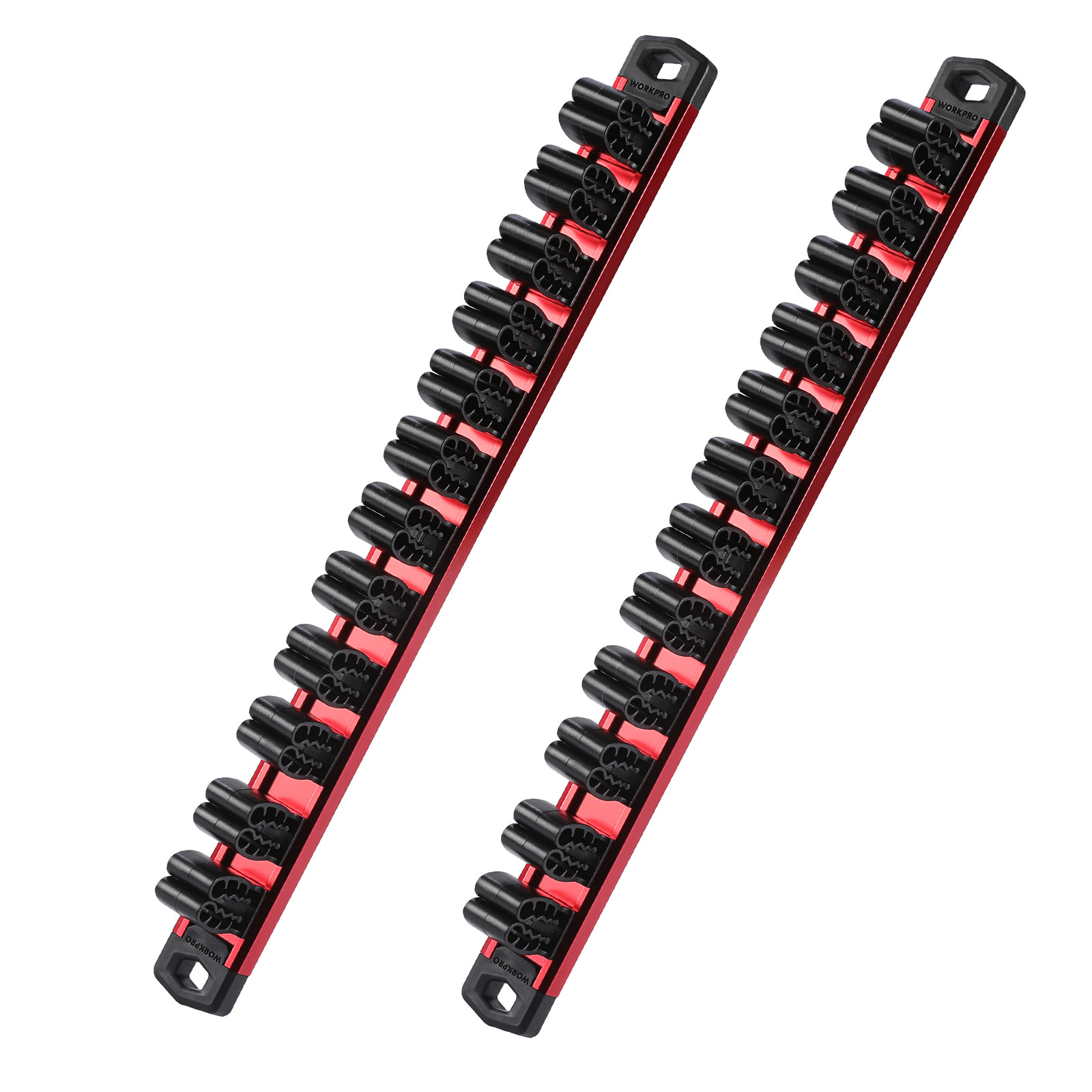 WORKPRO Magnetic Screwdriver Organizer&Wrench Organizer (Tools not Included) 2PC