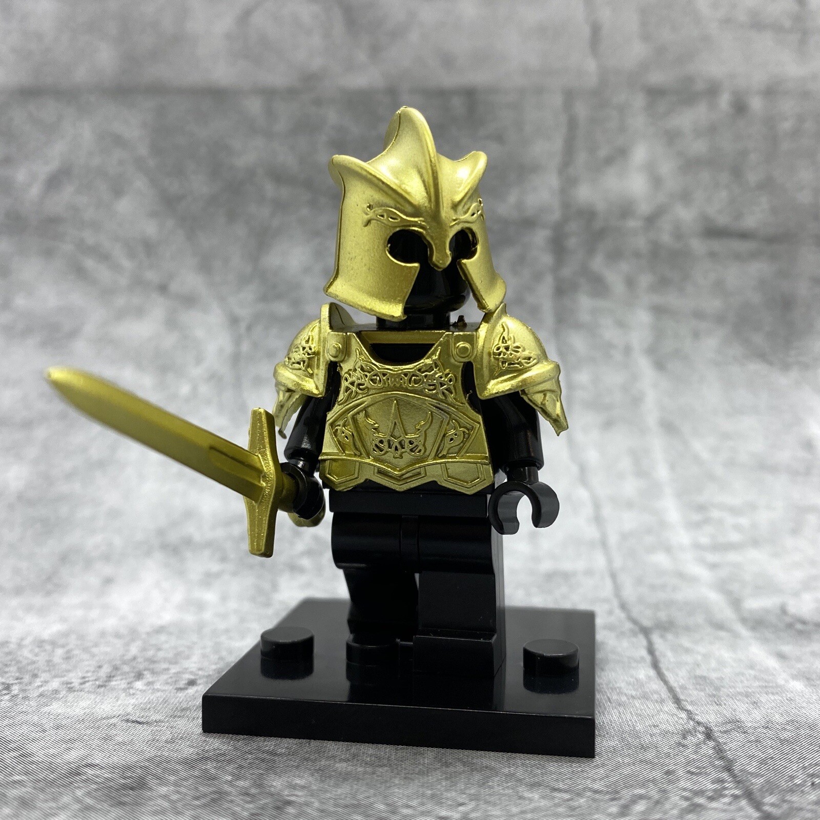 5pack Elf Knight Armor Set Golden Blocks Accessories for Minifigures LOTR CA6949