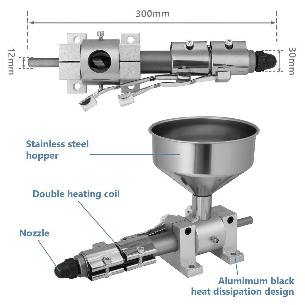 3D Filament Single Screw Extruder 110V MicroPlastic Extrusion Processing Machine