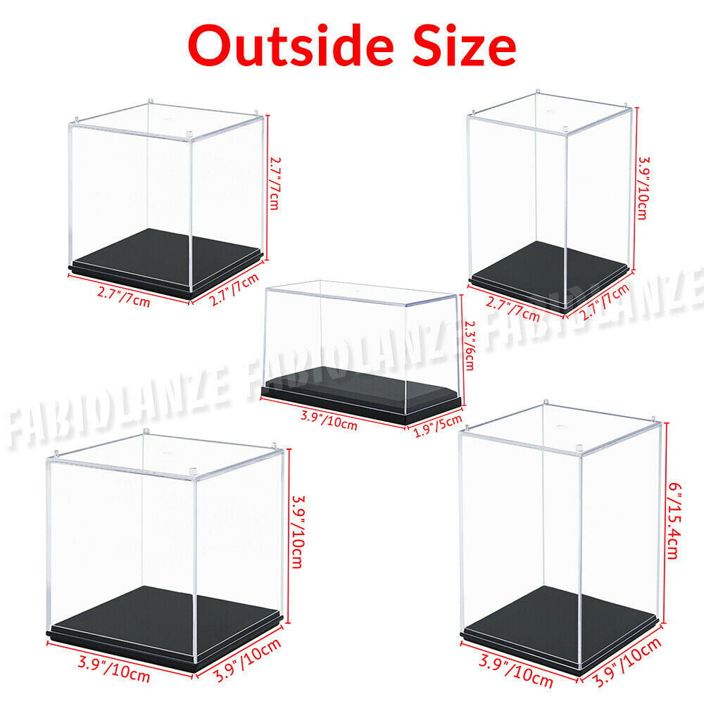 Acrylic Display Small Case Collectibles Box Dustproof 1/64 Diecast Action Figure
