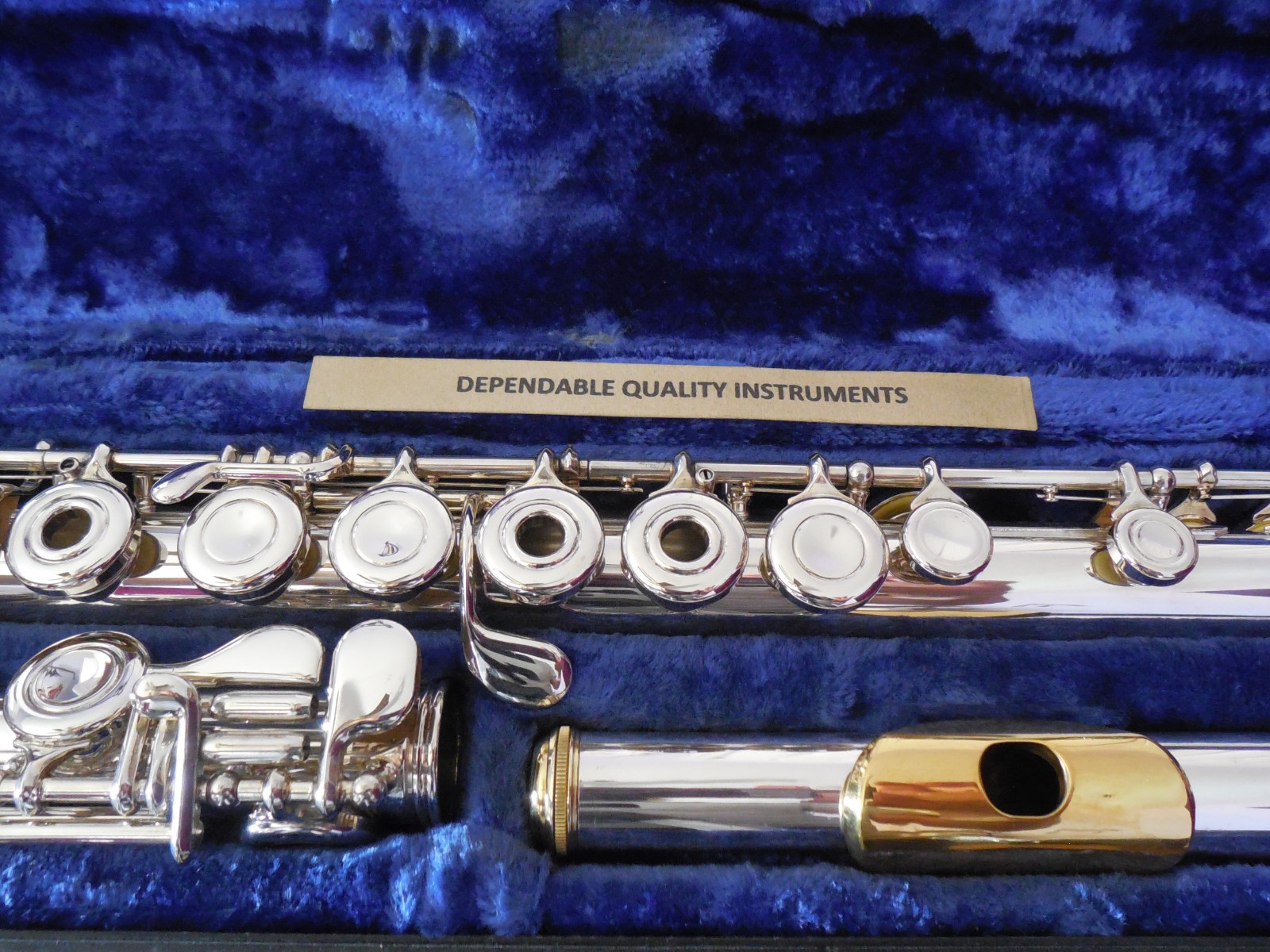 Emerson ELD Reconditioned Open Hole B Foot Sterling Silver Head Flute 3BSH