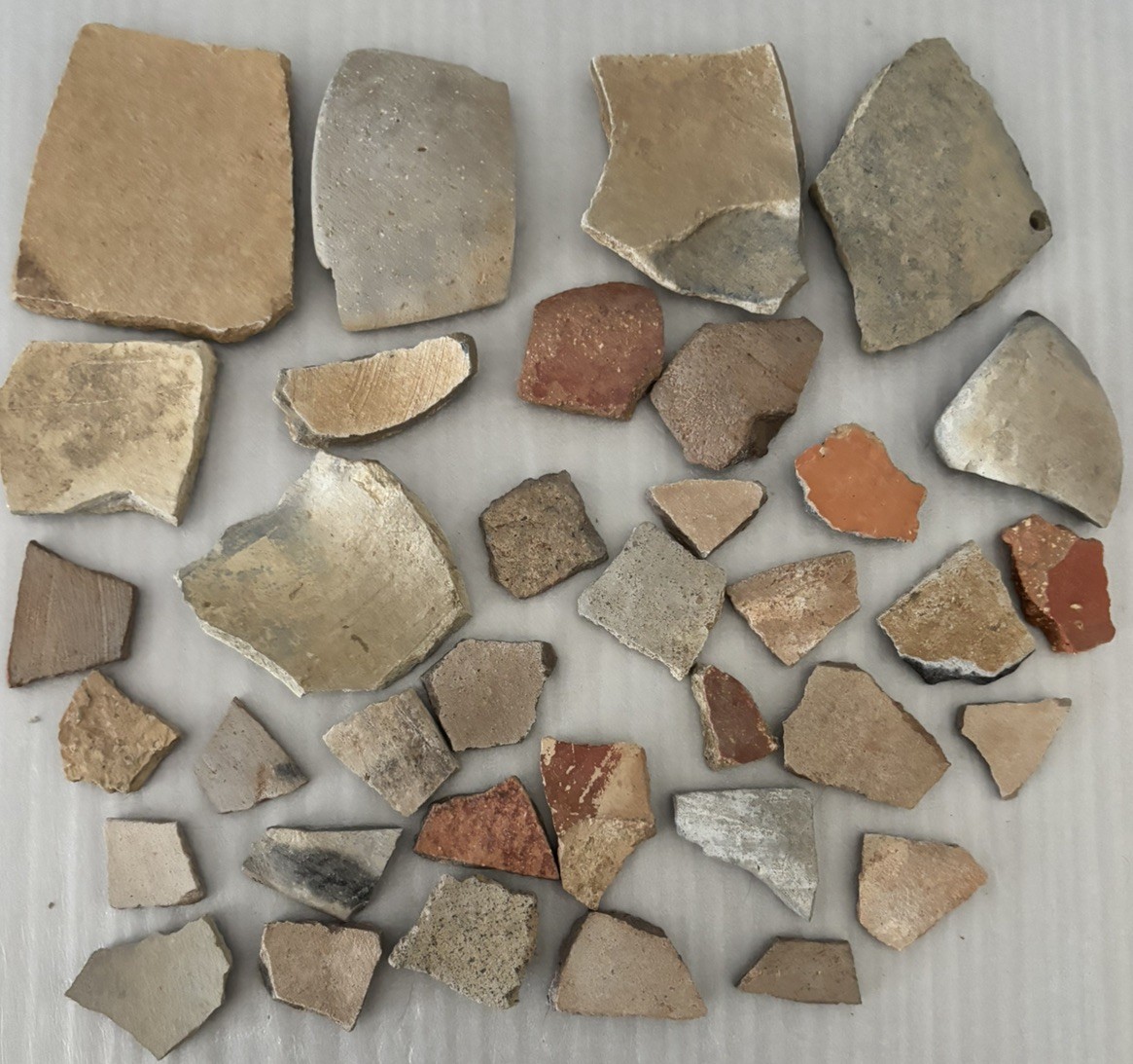 30+ Ancient Anasazi Native American Pottery Shards Arizona L10-E FREE SHIP