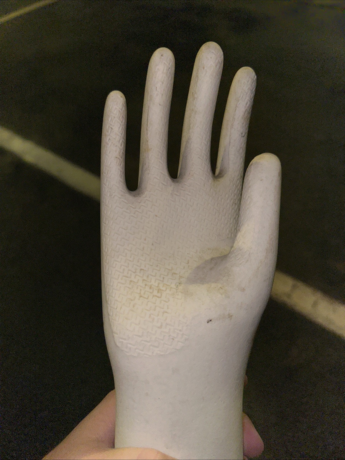 Vintage Porcelain Industrial Glove Mold from General Porcelain in Trenton NJ