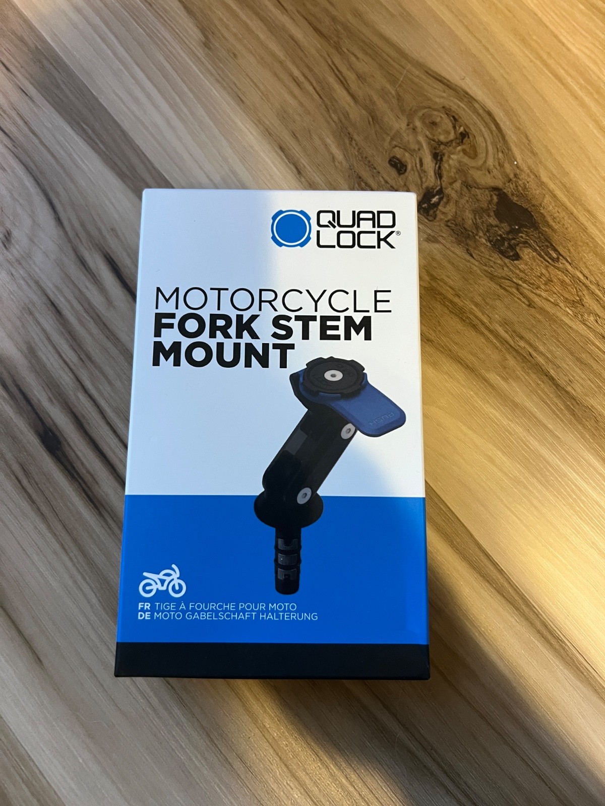 NEW Quad Lock Motorcycle Fork Stem Mount Quadlock Phone