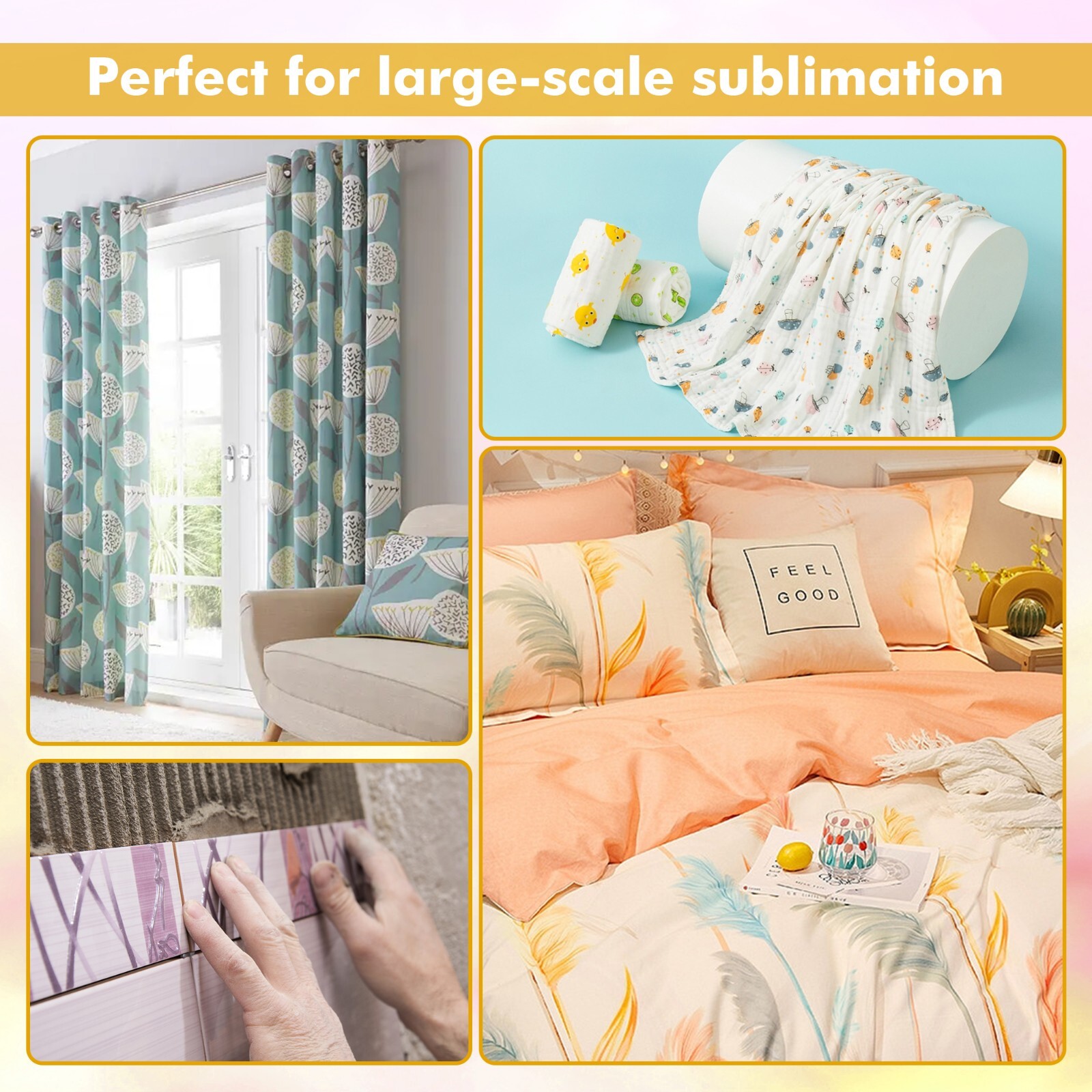 Koala Sublimation Paper Roll 24" x 110 Ft Heat Transfer Fast Dry Inkjet Printer