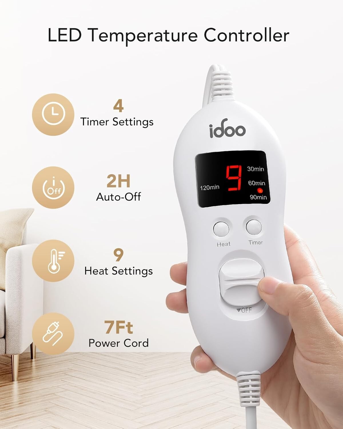 Weighted Heating Pad for Neck Shoulders Back Heated Pad Neck Warmer Pain Relief