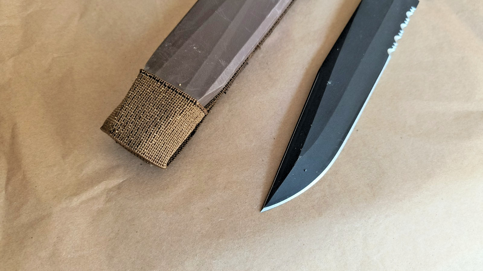 Vintage OKC3S Knife USMC Marine Corps Bayonet Ontario Knife Co & Scabbard