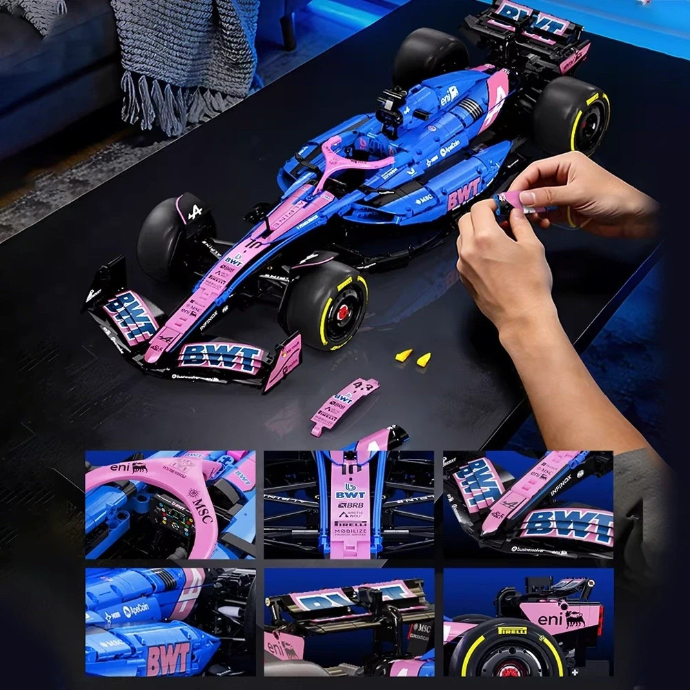 CaDA C64012 BWT ALpine Formula One Team A525 education building block sets toy
