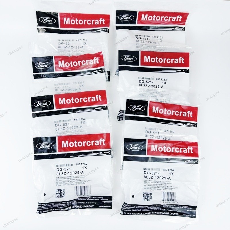 8X Motorcraft Ignition Coil DG521 & Spark Plug SP509 Fit Ford F150 4.6 5.4L New