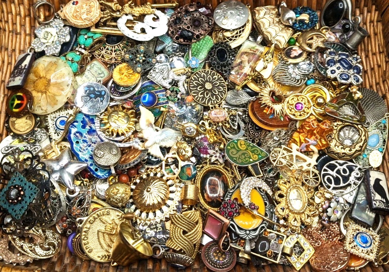 3 Pounds 3 Lbs Old Unsearched Jewelry Lot VTG & Now Junk & Wear & Resell Tangled