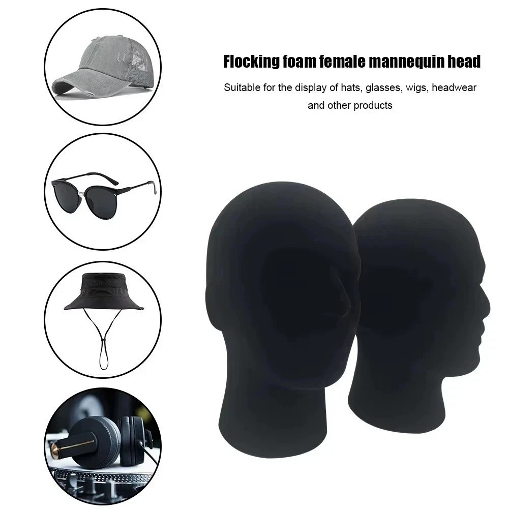 1PC Male Foam Mannequin Head Model Hat CAP Wig Glasses Display Stand Rack Stable